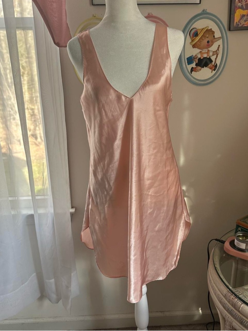 Vintage Fredrick’s of Hollywood pink tank top